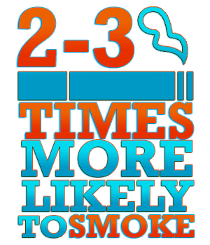 individuals with the disorder smoke at rates 2-3 times that of the general population.