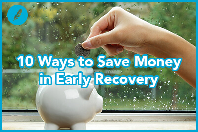 saving money for the rainy day concept